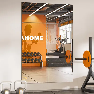 Productafbeelding van TRAHOME Wandspiegels, 40,6 x 30,5 x 20,5 cm, spiegels voor volle lengte, geschikt voor thuisgym
