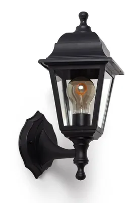 Produktbild von Wandleuchte Aussen mit Bewegungssensor PIR Mini Villa Schwarz