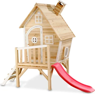 Produktbild von EXIT Fantasia 300 Holz Spielhaus, Spielhaus für Draußen,Holz, Kinder, Natur