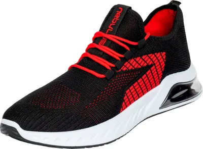 Produktbild von Nebulus Sneaker ROYAL Herren, Schuhe, Sportschuhe, Freizeit, P6046 - Herren, schwarz-rot, 44