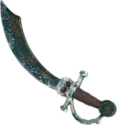 Produktbild von Piratensäbel Säbel Seeräuber 46 cm Länge Halloween Karneval Fasching Party