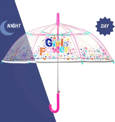 Produktbild von Perletti regenschirm GIRL POWER automatisch reflektierend