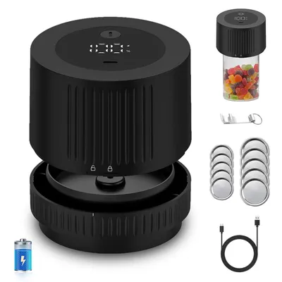 Produktbild von Mason-Jar-Vakuumierer für Weithals-und Standardgläser, ideal für Einmachen und Lebensmittelaufbewahrung,perfektes Geburtstagsgeschenk für Mama