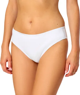 Produktbild von Bellivalini Damen Bikini Slip Badeshorts Badehose Bikinihose Bikini Unterteil VR-Brief-1 (Weiß, XXL)