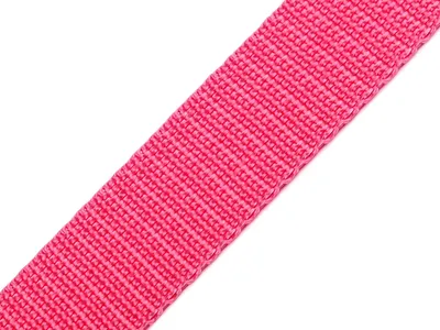 Produktbild von Robustes Gurtband aus Polypropylen, pink, 25 Meter Länge, 30mm Breite, 1mm Stärke
