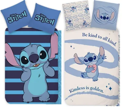 Produktbild von Disney Stitch - 2 x Bettwäsche mit Wendemotiv, 135x200 & 80x80