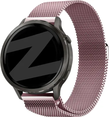 Produktbild von Bandz Milanese Laufband (18mm) - Geeignet für Garmin Vivoactive 4s / Vivomove 3s / Venu 2s / Venu 3s / Forerunner 255s / Forerunner 265s / Venu 4 - 41mm - Pink