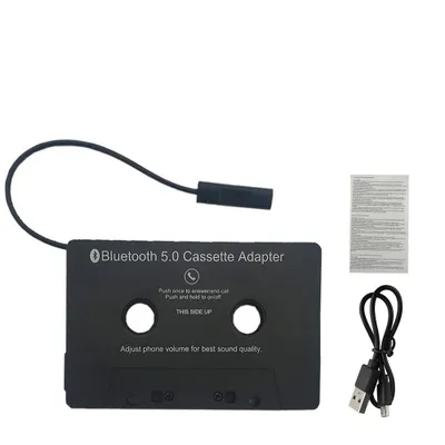 Obrázok produktu pre Bluetooth 5.0 kazetový adaptér pre mobilný telefón a automobilový CD prehrávač