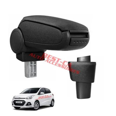 Produktbild von Mittelarmlehne Armlehne KLAPPBAR Textil Schwarz Für Hyundai i10 Mk2 2 II (IA/BA) 2013-2019