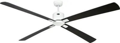 Immagine prodotto di Ventilatore da soffitto a risparmio energetico Eco Neo III 180 cm Bianco Lame Wengé / Grigio argento con telecomando