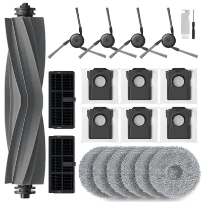 Accessoireset für Dreame X40 Ultra, 6 Tücher, 6 Beutel, Bürste, 2 Filter