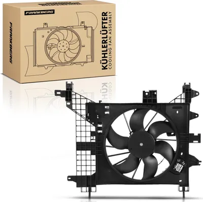 Productafbeelding van Frankberg 1x Motorradiateur Enkele ventilator