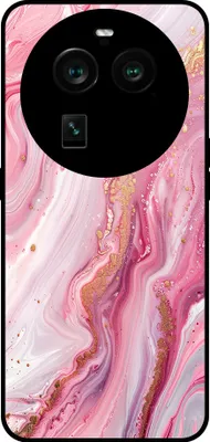 Produktbild von Smartphonica Telefon Fall geeignet für Oppo Find X6 Pro mit Marmor-Druck - TPU zurück Abdeckung Fall Marmor-Design - Pink