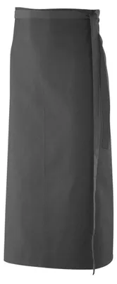 Produktbild von Bistroschürze B 100 x L 80 cm, Farbe schwarz : schwarz : 100% Polyester