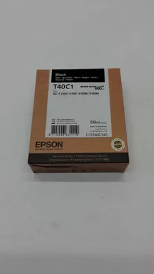 Produktbild von Epson Singlepack UltraChrome XD2 Black T40C140(50ml), Schwarz, Tinte auf Pigmentbasis, 50 ml, 1 Stück(e)