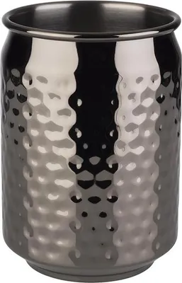 Produktbild von APS 93372 Becher COOL, Edelstahl, gehämmerte Oberfläche, 350 ml, Ø 7,5 cm, Höhe 10,5 cm, Gunmetal-Look