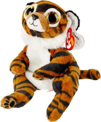 Image de Clawdia Tiger Beanie Bellies, 17 cm