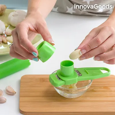 Produktbild von InnovaGoods Knoblauchschäler und Reiber