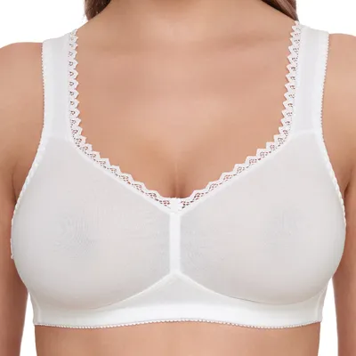 Produktbild von SUSA BH ohne Bügel Organic Baumwolle Modell 7758, Serie Baumwolle (BH Größe: 80 E / Farbe: weiß)