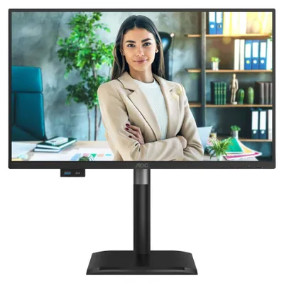 Zdjęcie produktu dla AOC 24P4U, 60,5 cm (23.8"), 1920 x 1080 px, Full HD, 4 ms, Czarny