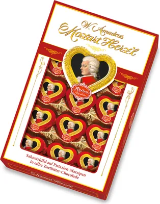 Produktbild von Reber Mozart Herz 15er 150g