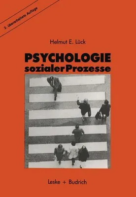 Obrázok produktu pre Psychologie sozialer Prozesse