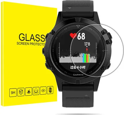 Obrázok produktu pre INF Ochranné sklo z tvrdeného skla pre inteligentné hodinky, 2 kusy Garmin Fenix 5S