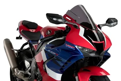 Productafbeelding van PUIG Z-Racing windscherm, donker getint, voor Honda CBR RR-R Fireblade/SP