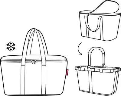 Produktbild von Famanu Kühltasche aus hochwertigem Polyester - ideal für Picknick, Einkaufen und unterwegs