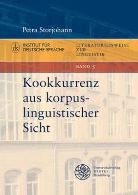 Produktbild von Kookkurrenz aus korpuslinguistischer Sicht