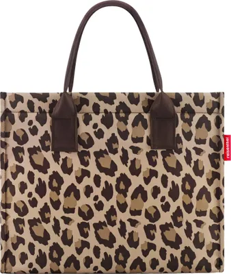 Produktbild von Reisenthel daily shopper business, Frau, Stoffbeutel, Reißverschluss, Reißverschlusstasche, Beige, Braun, Muster