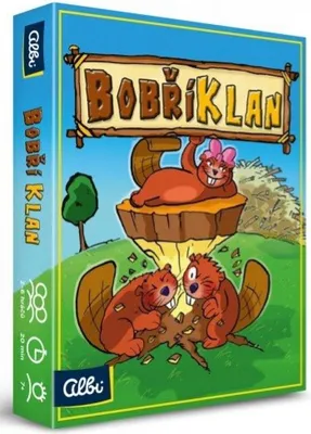 Produktbild von Biberclan Kartenspiel für Kinder, tschechische Ausgabe, 2-6 Spieler, ab 7 Jahren