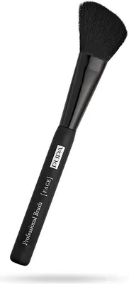 Produktbild von PUPA Milano Angled Blusher Brush, Rougepinsel, Abgewinkelt, Dichte, Synthetisch, Schwarz