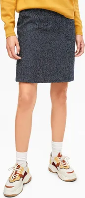 Produktbild von s.Oliver Damen Minirock mit hohem Bund, Reißverschluss und Innenfutter