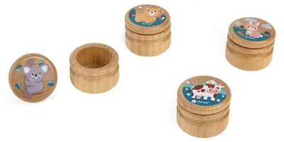 Produktbild von Janod Pocket Tandendoosjes Dier