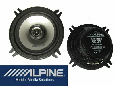 Produktbild von passend für BMW E36 3er 1990 - 2000 Alpine 2 Wege Lautsprecher Paar 13 cm 200 Watt