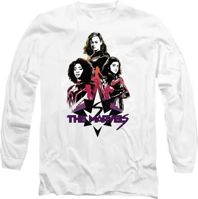 Produktbild von The Marvels - T-Shirt für Herren/Damen Uni TV14658 (L) (Weiß)