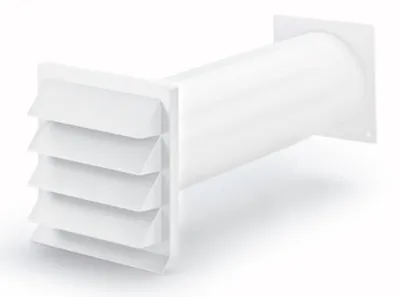 Obrázok produktu pre Naber COMPAIR flow 125 K-Klima-R 125/125 nástenné vedenie biela 4021073