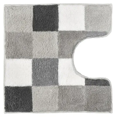 Immagine prodotto di Tappetino per WC Kleine Wolke CARO in flanella 55 x 55 cm con foro per il taglio
