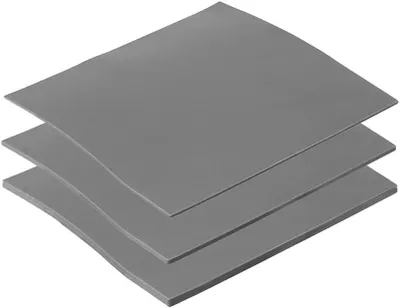 Productafbeelding van Thermische Pads - Koelpads Laptop - Koeling Verbeteren - Hoge Geleidbaarheid 12.8W/mK - 100x100mm 3 Dikte - Grijs