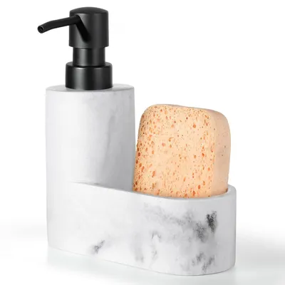 Obrázek produktu pro Dávkovač mycího prostředku s držákem houbičky do kuchyně