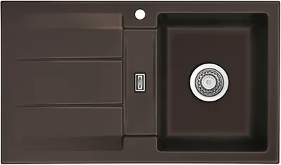 Produktbild von Spüle KeraDomo GENEA 87 in SIENA mit Handbetätigung / Einbauspüle