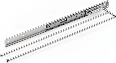 Produktbild von Naber Handtuchhalter De Luxe S, 2-armig, 110 mm, chrom