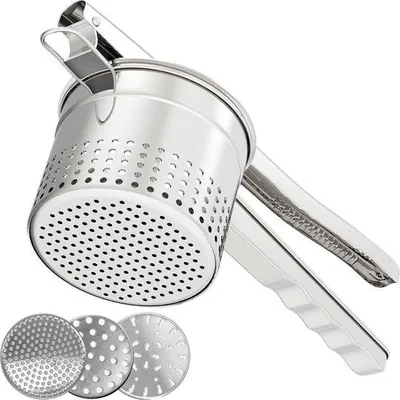 Obrázek produktu pro Ergonomický lis na brambory z nerezové oceli, 425 ml