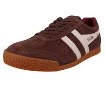 Image de Gola Pour des hommes Faible Sneaker Harrier CMA192 Low Top CMA192 marron