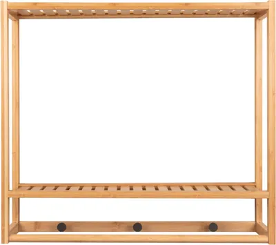 Produktbild von Leitmotiv - Garderobenständer Sheer - Braun - 60,2x20x54cm