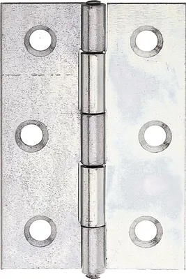Produktbild von ALBERTS Scharnier, galv. gelb verzinkt, LxB 63x43 mm