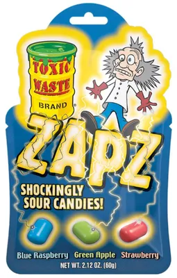 Produktbild von Toxic Waste Zapz Shockingly Sour Candys 60g