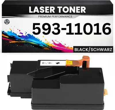 Produktbild von Toner kits kompatibel für Dell 593-11016 1250C/1350CNW/1355CN/1355CNW C1760NW/C1765NF/C1765NFW in Schwarz