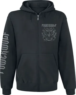 Produktbild von Powerwolf Kapuzenjacke Herren Crest - Metal Is Religion schwarz XXL
